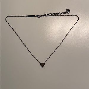 Kendra Scott gunmetal choker necklace